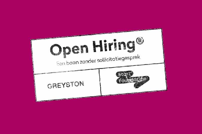 Open Hiring stempel